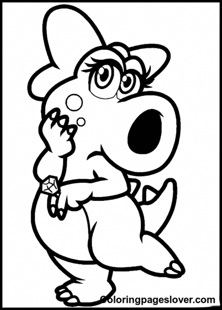 Birdo Coloring Pages 