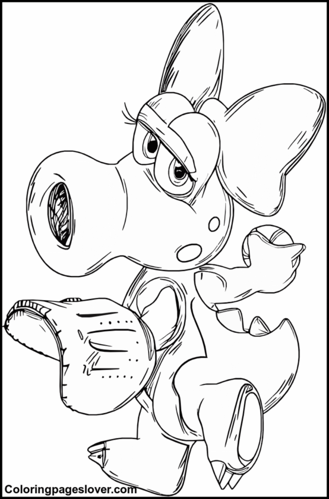 Birdo Coloring Pages 