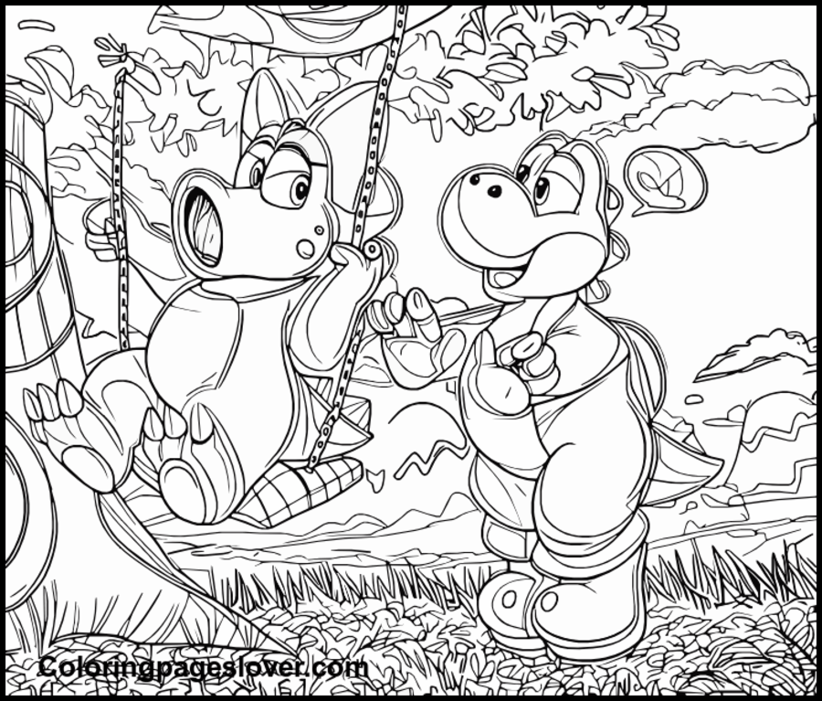 Birdo Coloring Pages 