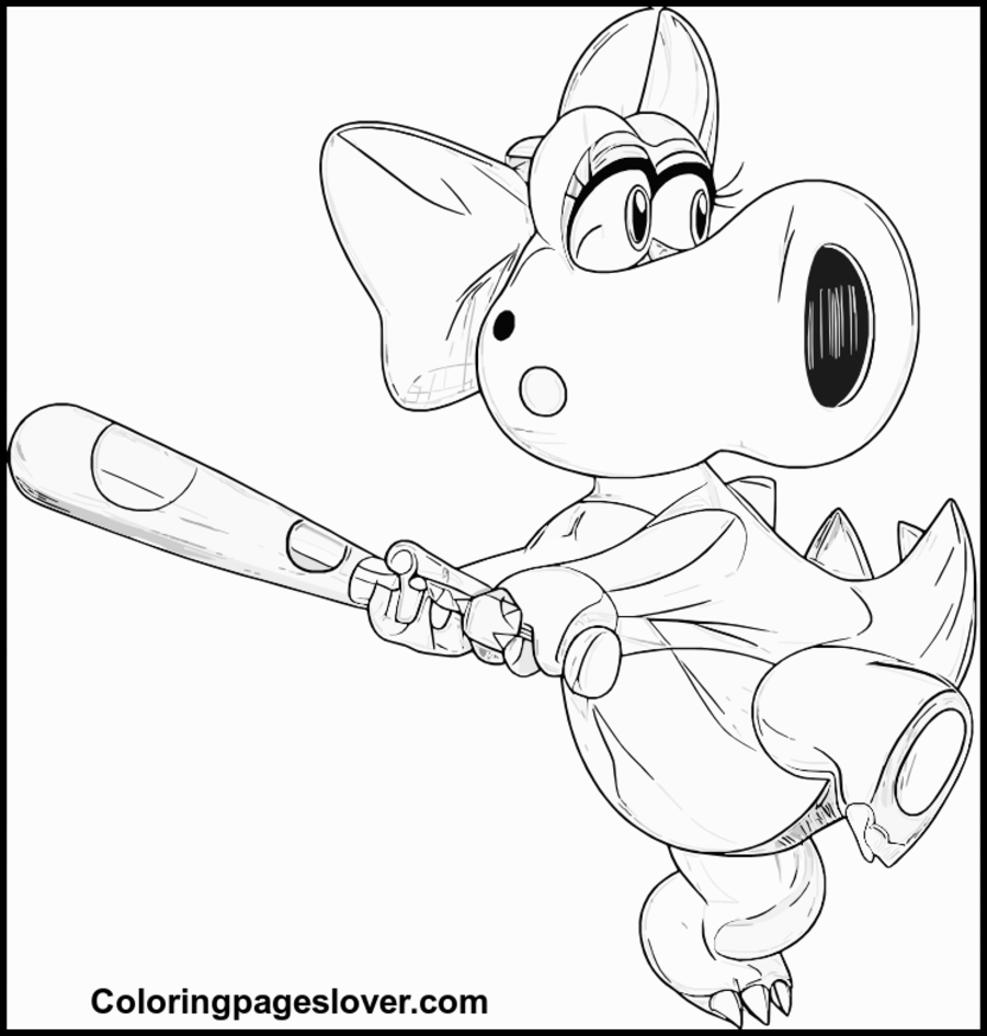 Birdo Coloring Pages 