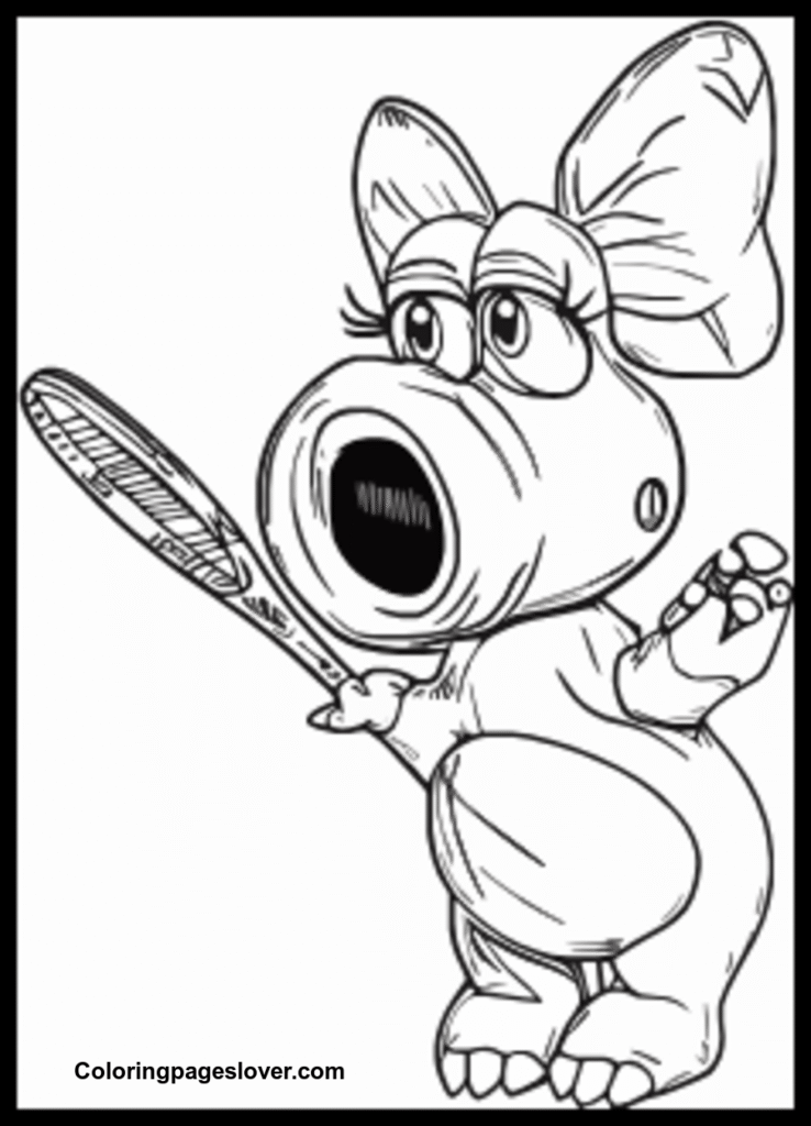 Birdo Coloring Pages 