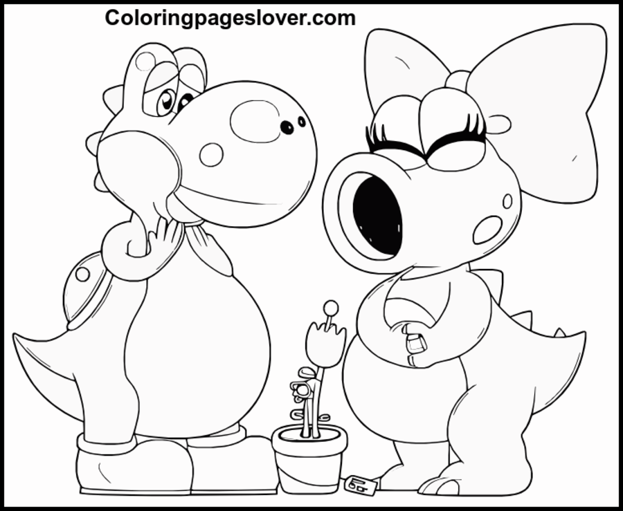 Birdo Coloring Pages 