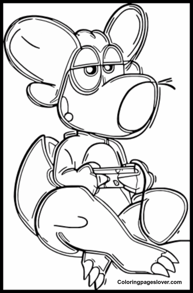 Birdo Coloring Pages 