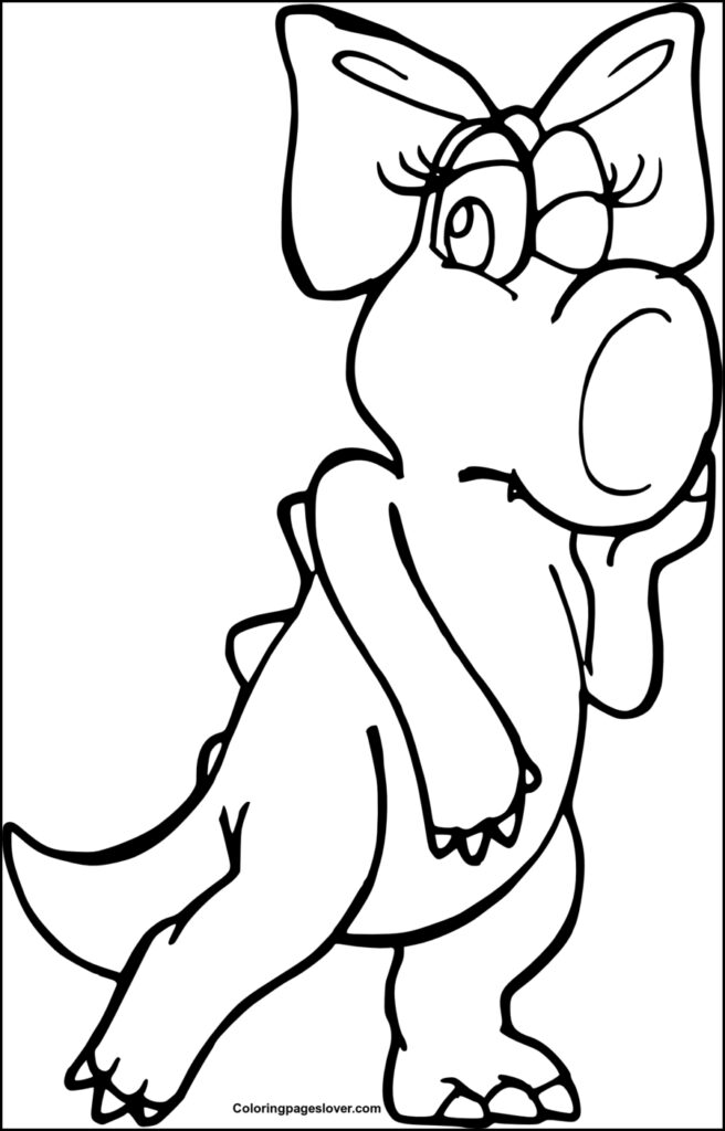 Birdo Coloring Pages 