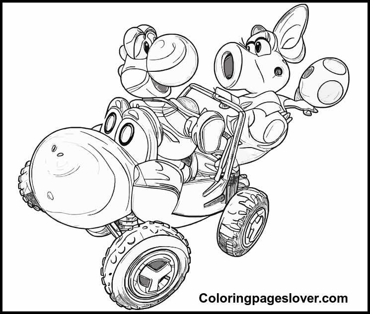 Birdo Coloring Pages 