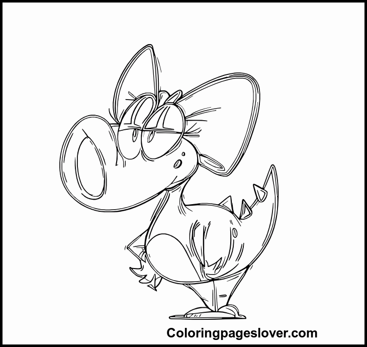 Birdo Coloring Pages 