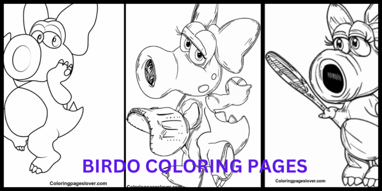 Birdo Coloring Pages