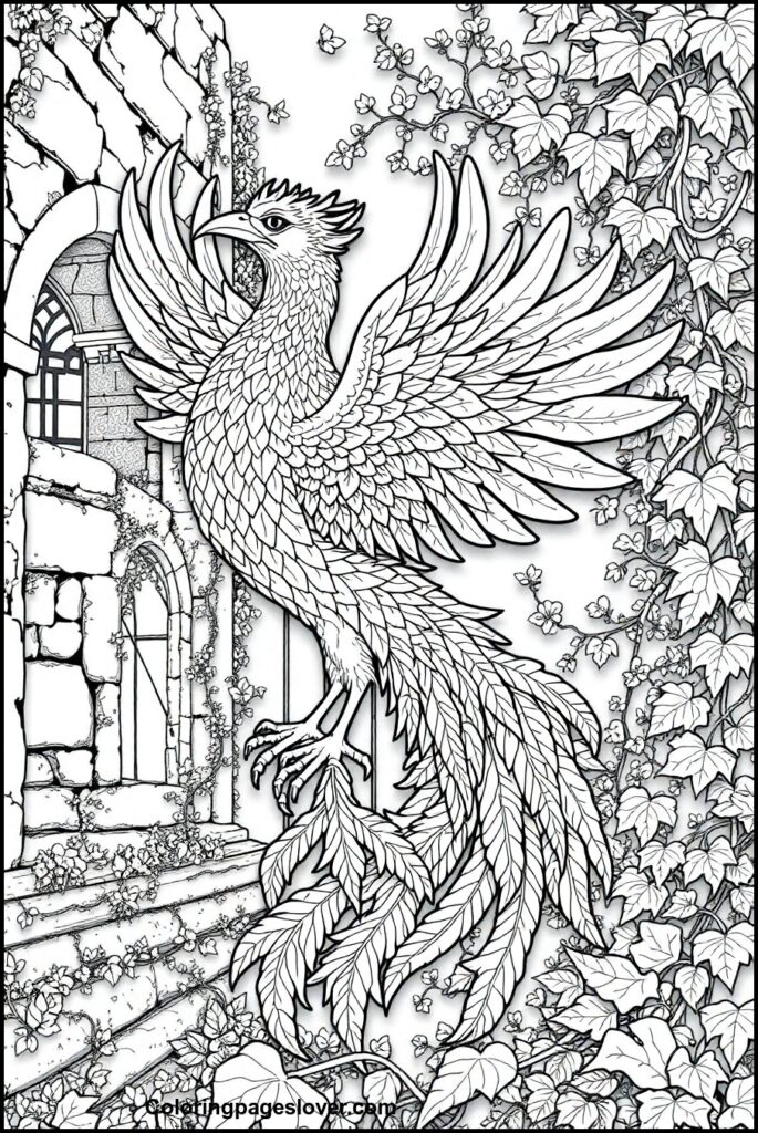 Phoenix Coloring Pages 