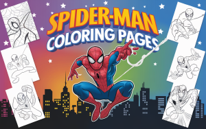 Spiderman Coloring Pages Free Printable for Kids
