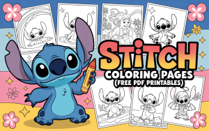 Stitch Coloring Pages