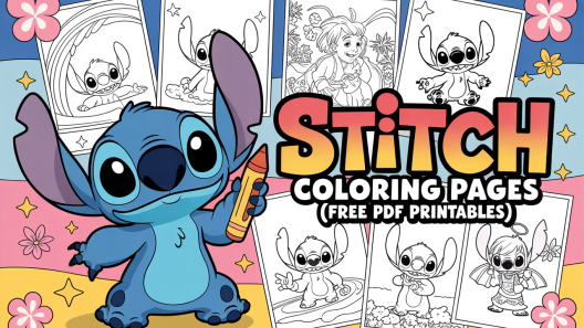 Stitch Coloring Pages