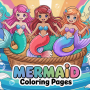 Colorful mermaids in a basket.