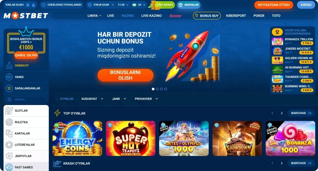 Mostbet Canlı Mərc 2026